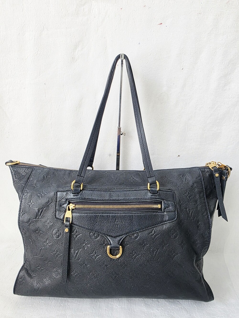Auth Louis Vuitton Monogram Empreinte Lumineuse GM Tote Bag